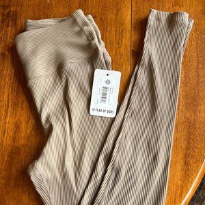 Year of Ours tan leggings, size small